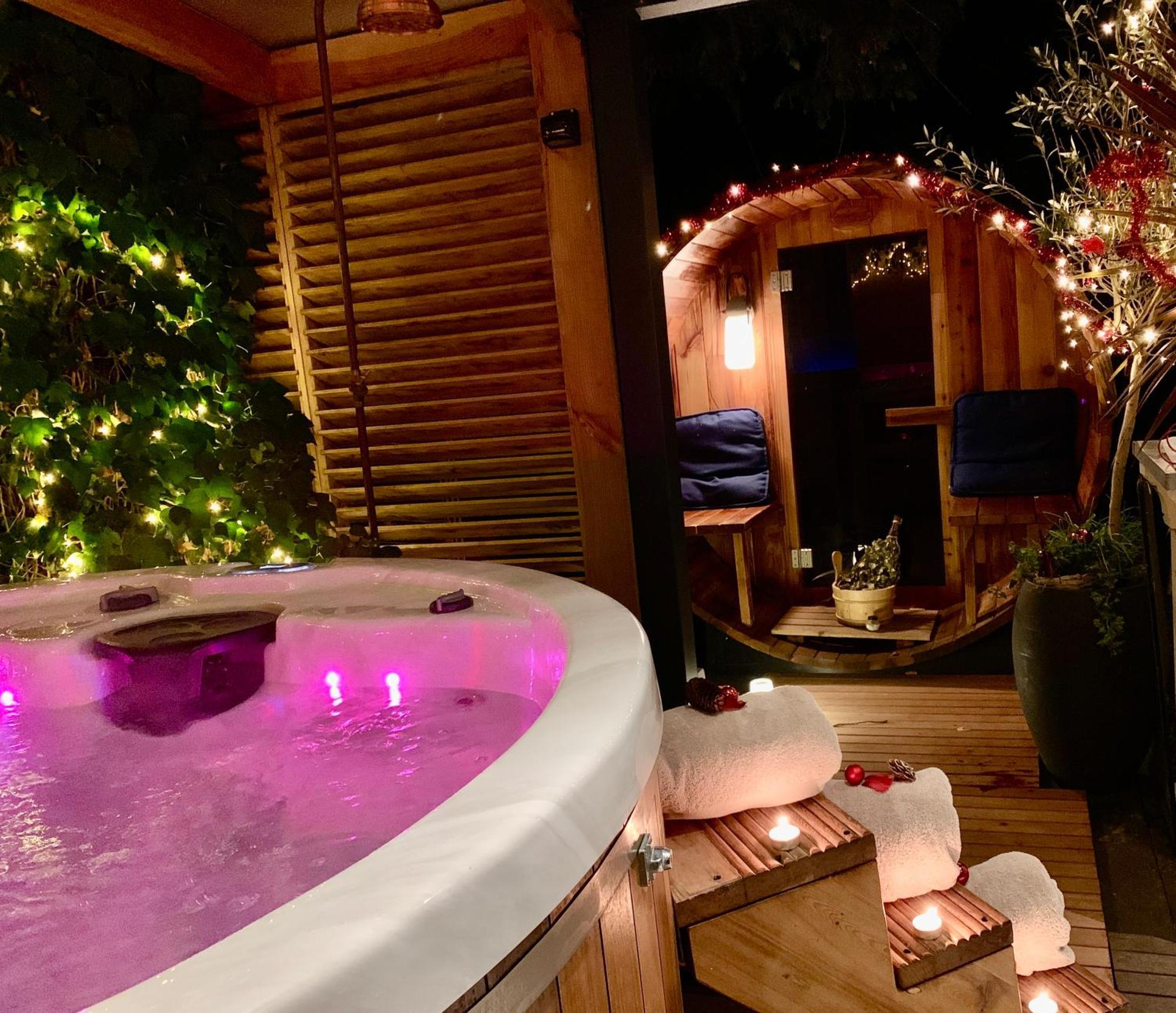 Den Ham Romantisch Wellness Appartement Met Prive Hottub Sauna Gamesroom מראה חיצוני תמונה